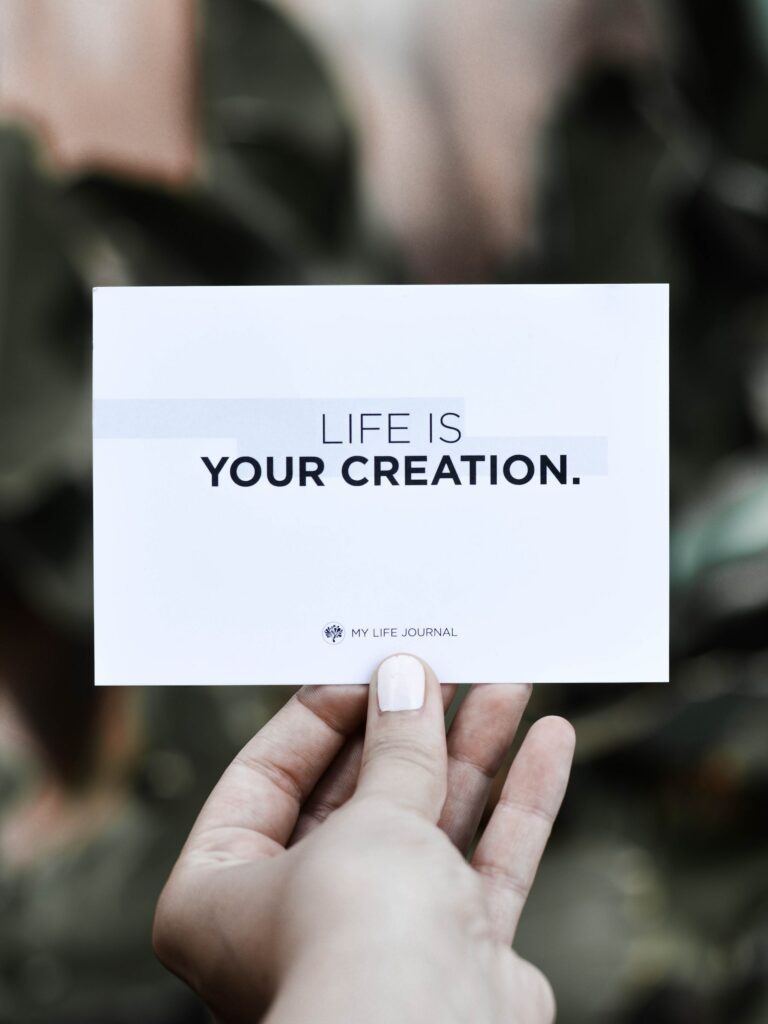 Persönliches Coaching - Life is your creation!