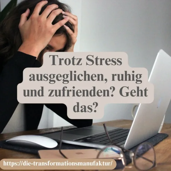 Stress belastet dich? Frisst dich von innen auf?